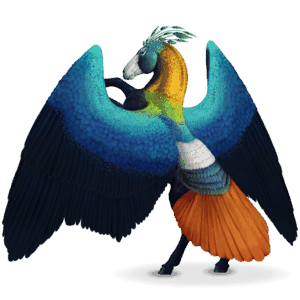 fuglenes vandrende hest: lophos